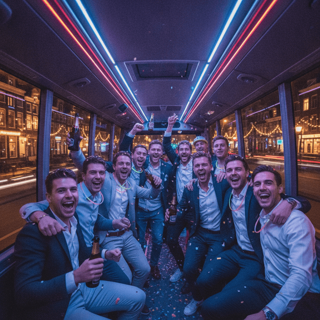Vrijgezellenfeest busreis